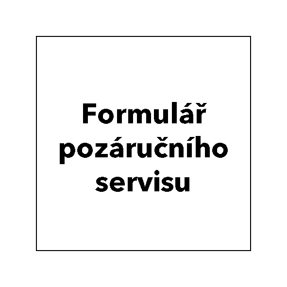 Formulář pozáručního servisu